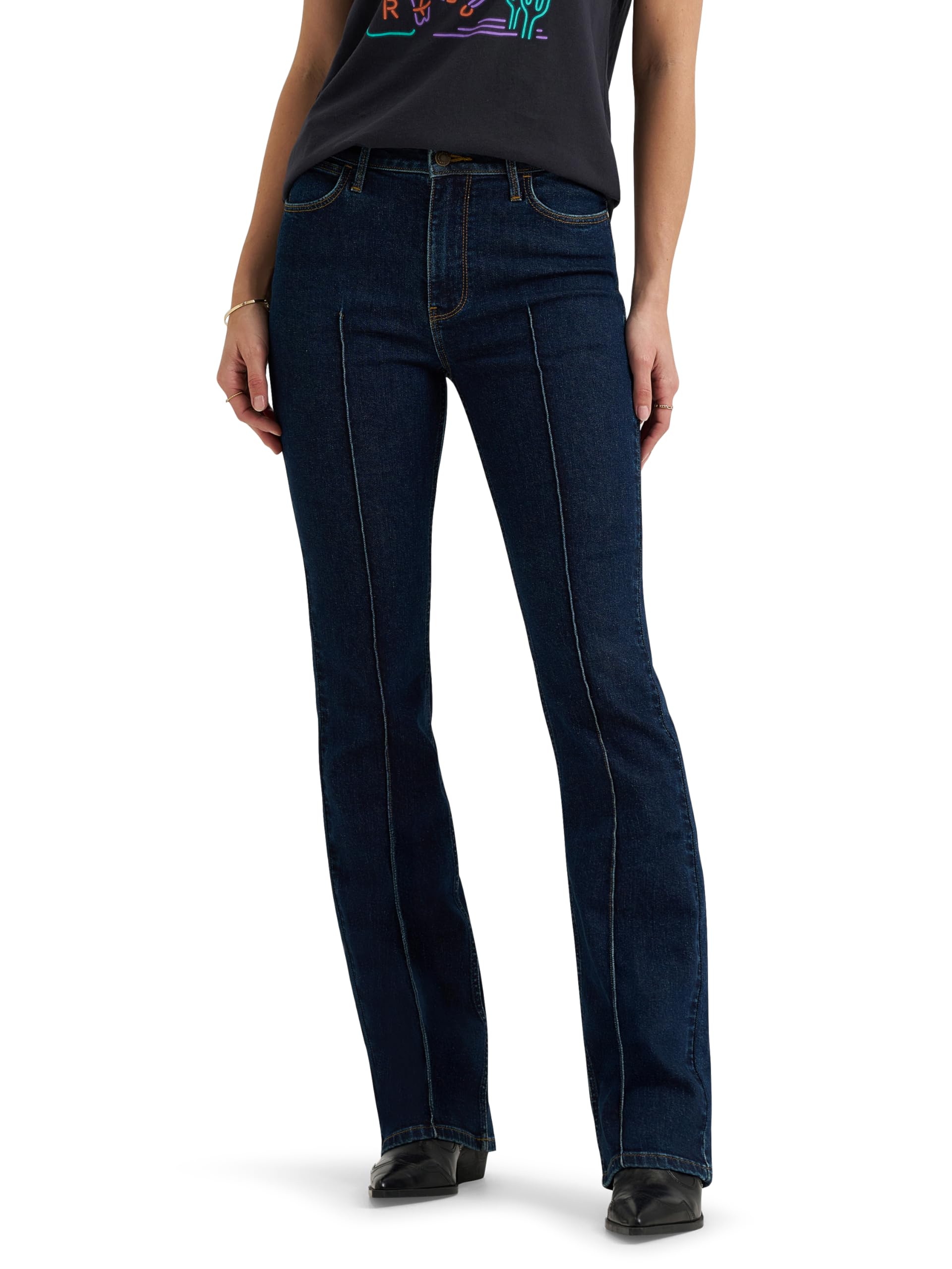 Wrangler Women's High Rise Bold Boot Jean