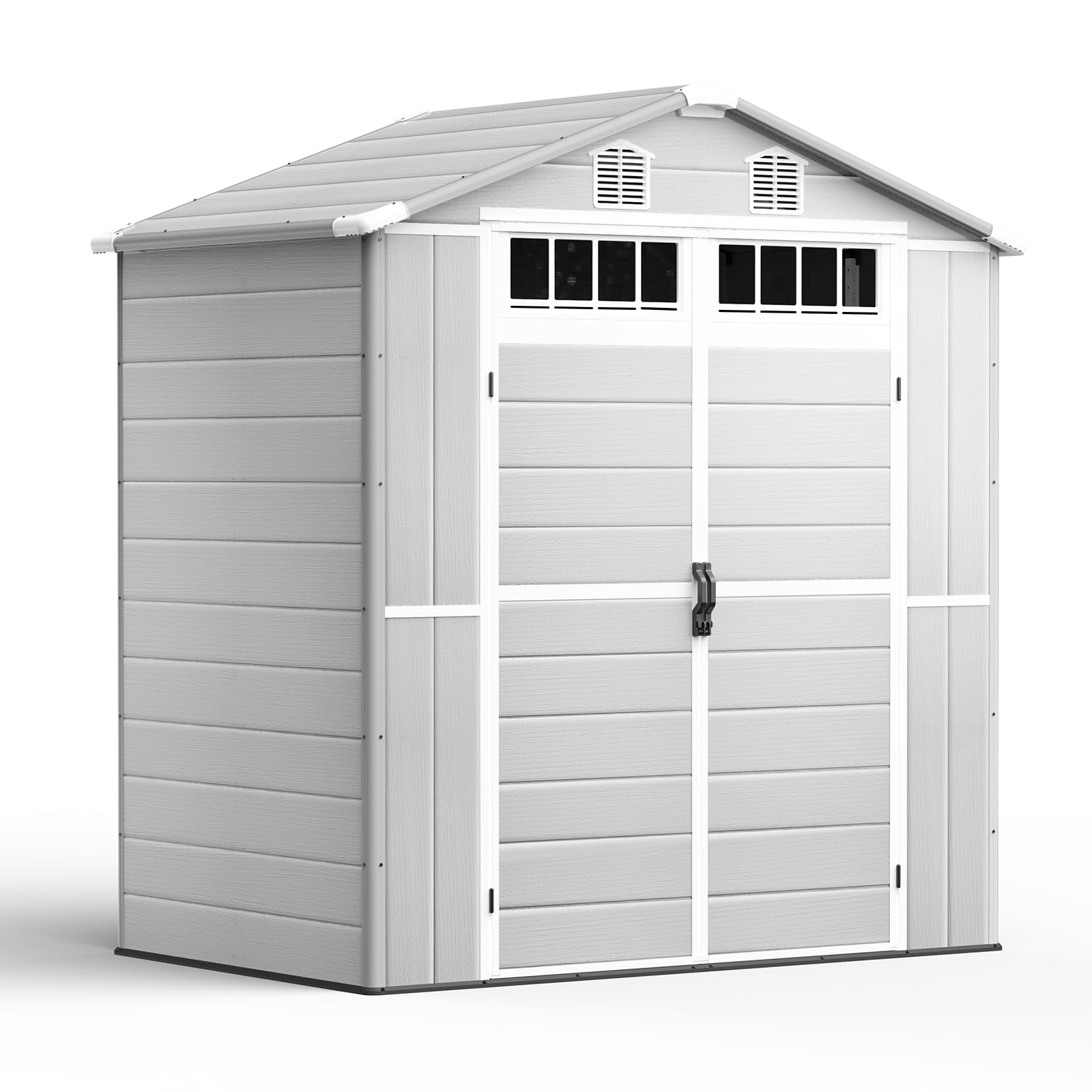 Northsky Resin Storage Shed with Floor, 6x4.5 FT Small Outdoor Storage Shed | Wa