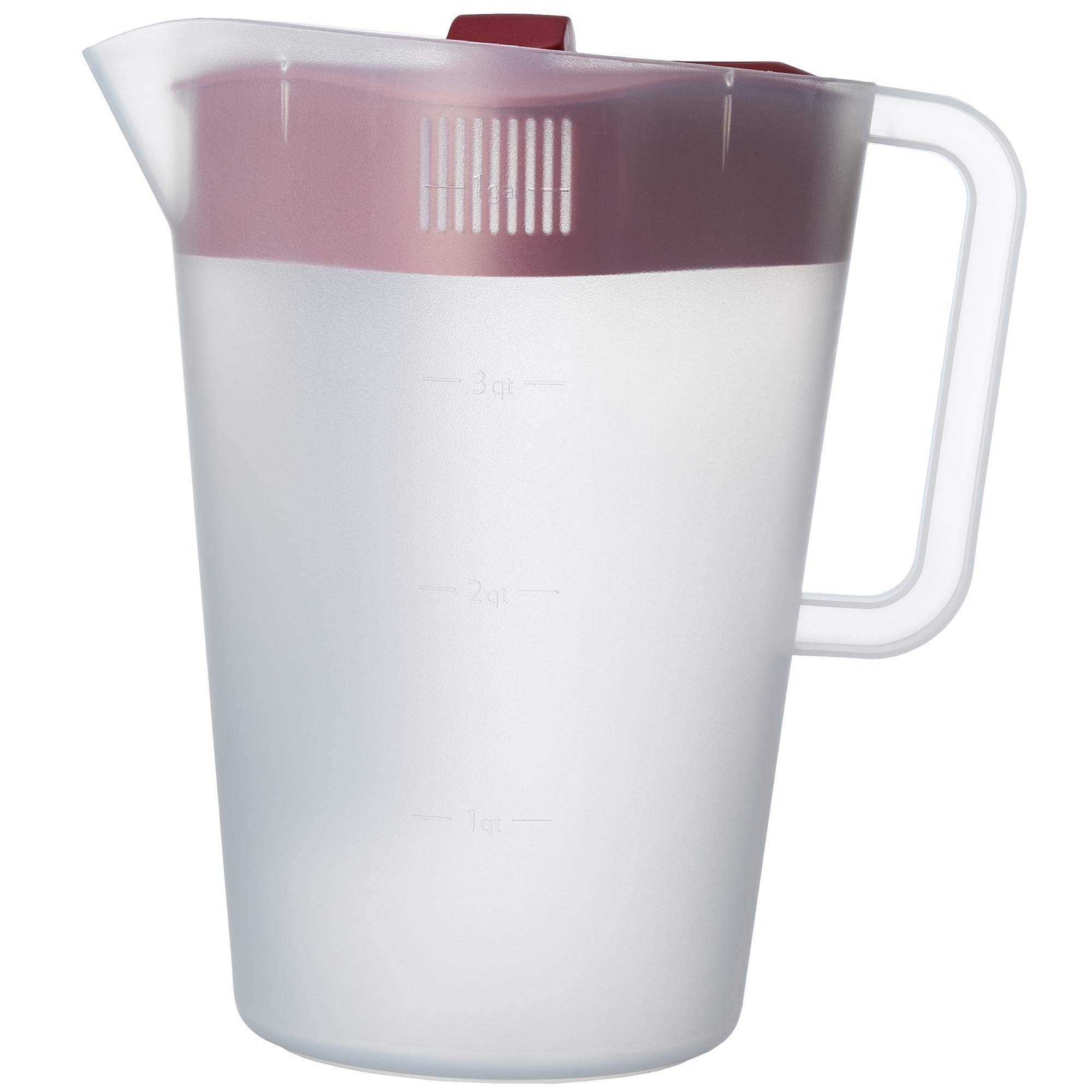 GoodCook 1 Gallon Pitcher with Embossed Measurements, Integrated Pour Spout & 4 
