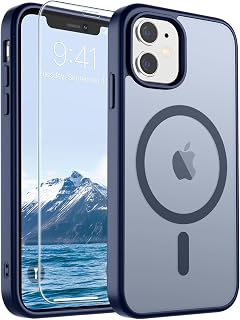SUPFINE Magnetic for iPhone 11 Phone Case Navy Blue