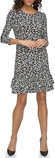 Tommy Hilfiger Adaptive Jersey Stretch 3/4 Sleeve Women's Dress