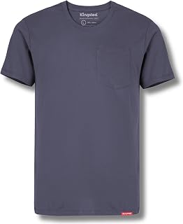 Kingsted Pocket T-Shirts for Men - Super Soft & Comfy 100% Cotton Shirts