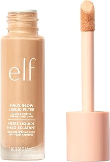 e.l.f. Halo Glow Liquid Filter, Complexion Booster For A Glowing, Soft-Focus Look, Infused With Hyaluronic Acid, Vegan & Cruelty-Free, 2 Fair/Light