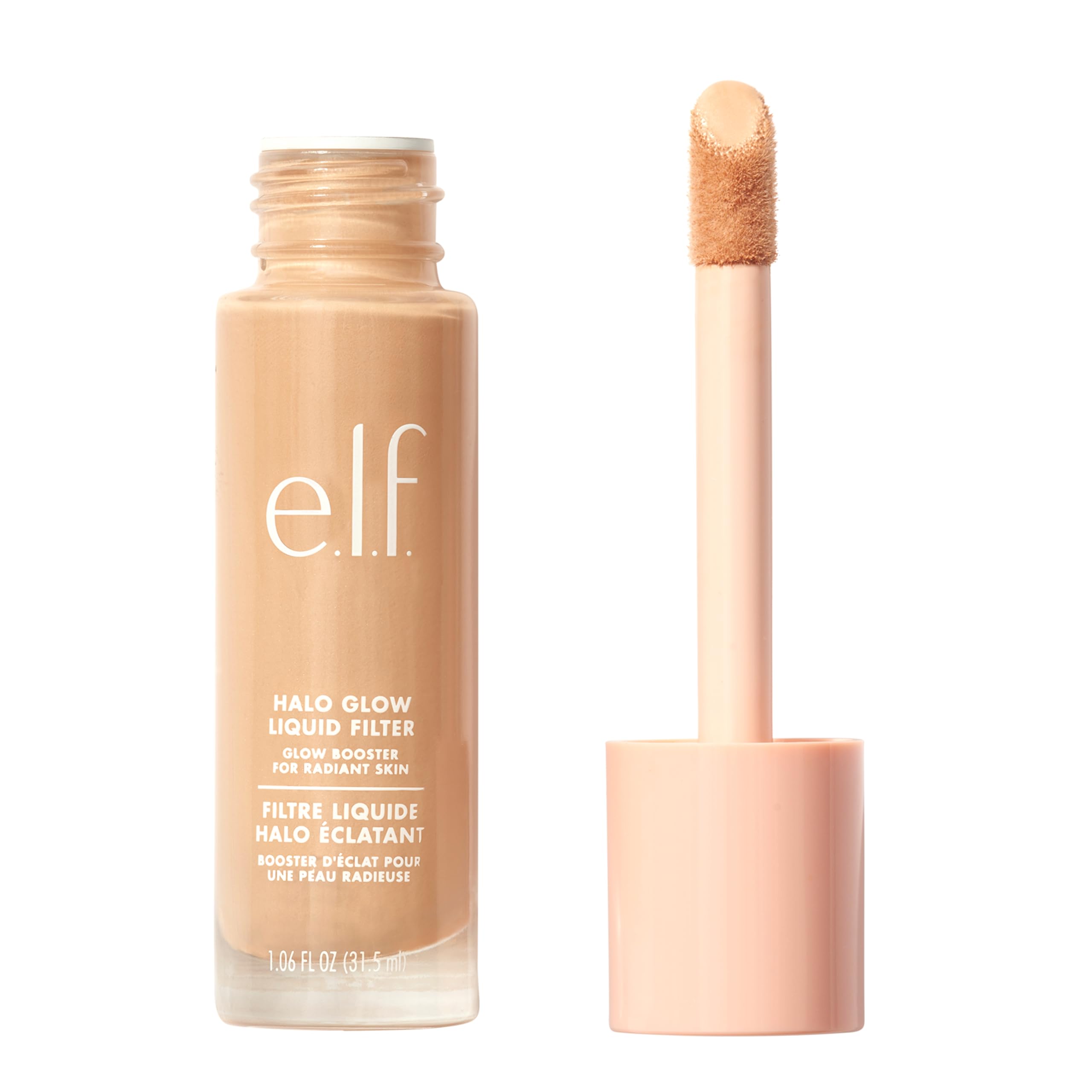 e.l.f. Halo Glow Liquid Filter, Complexion Booster For A Glowing, Soft-Focus Loo