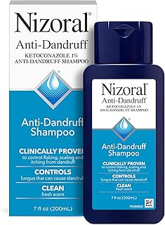 Nizoral Anti-Dandruff Shampoo with 1% Ketoconazole, Fresh Scent, 7 Fl Oz | Anti-Fungal Shampoo, Dandruff Shampoo for Dandruff Relief, Ketoconazole Shampoo, Dandruff Treatment, 1% Ketoconazole