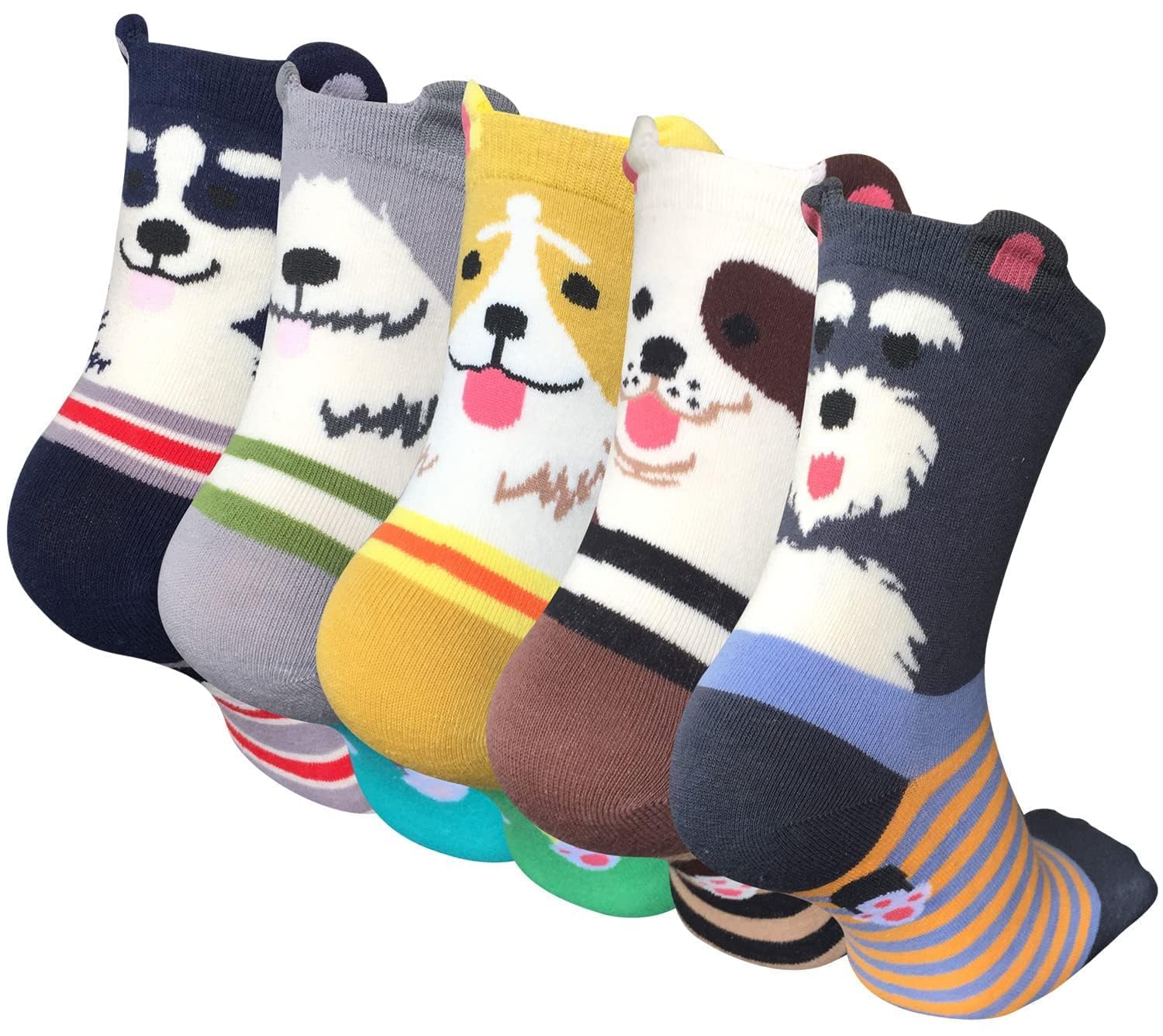Women Socks Funny Colorful Cute Fancy Funny Casual Socks for Mom Girlfriend