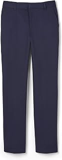 French Toast Boys' Adjustable Waist Relaxed Fit Twill Pant | school uniform pants, no need to iron, double knees for durability, typically fit boys ages 2-14