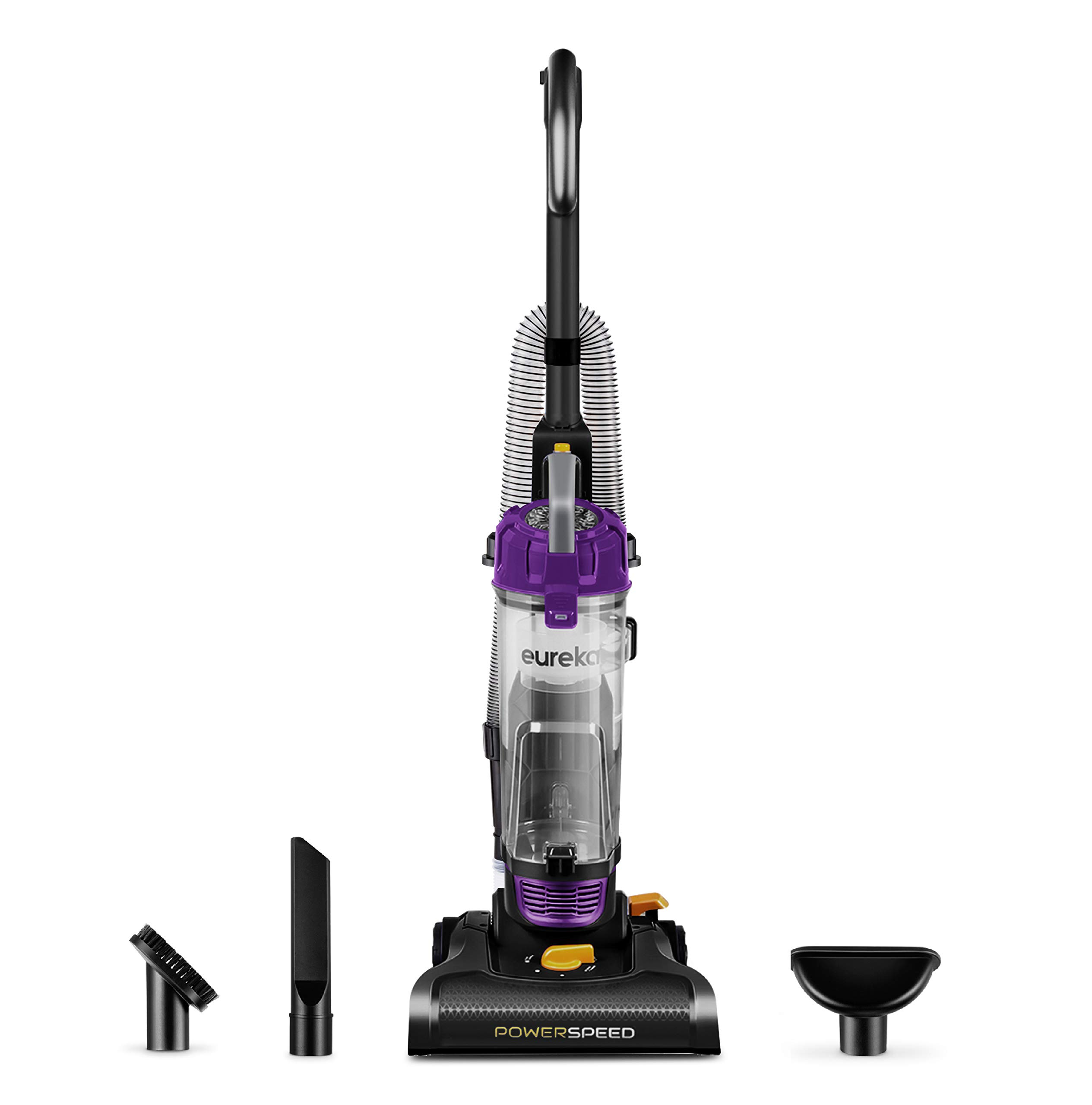 Eureka NEU182B PowerSpeed Bagless Upright Vacuum Cleaner, Purple | 10lbs, 2.6L D