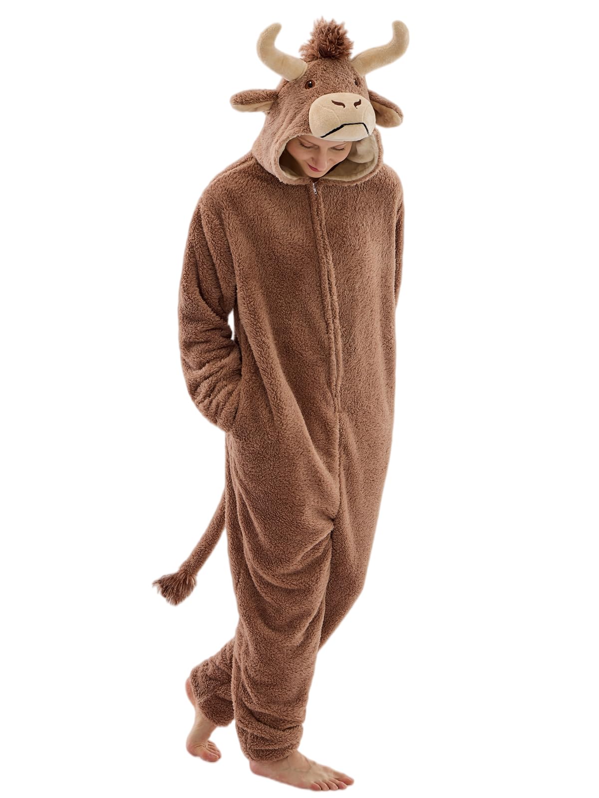 Sokliro Adult Onesie Pajamas Unisex Animal One Piece Costume Halloween Cosplay S