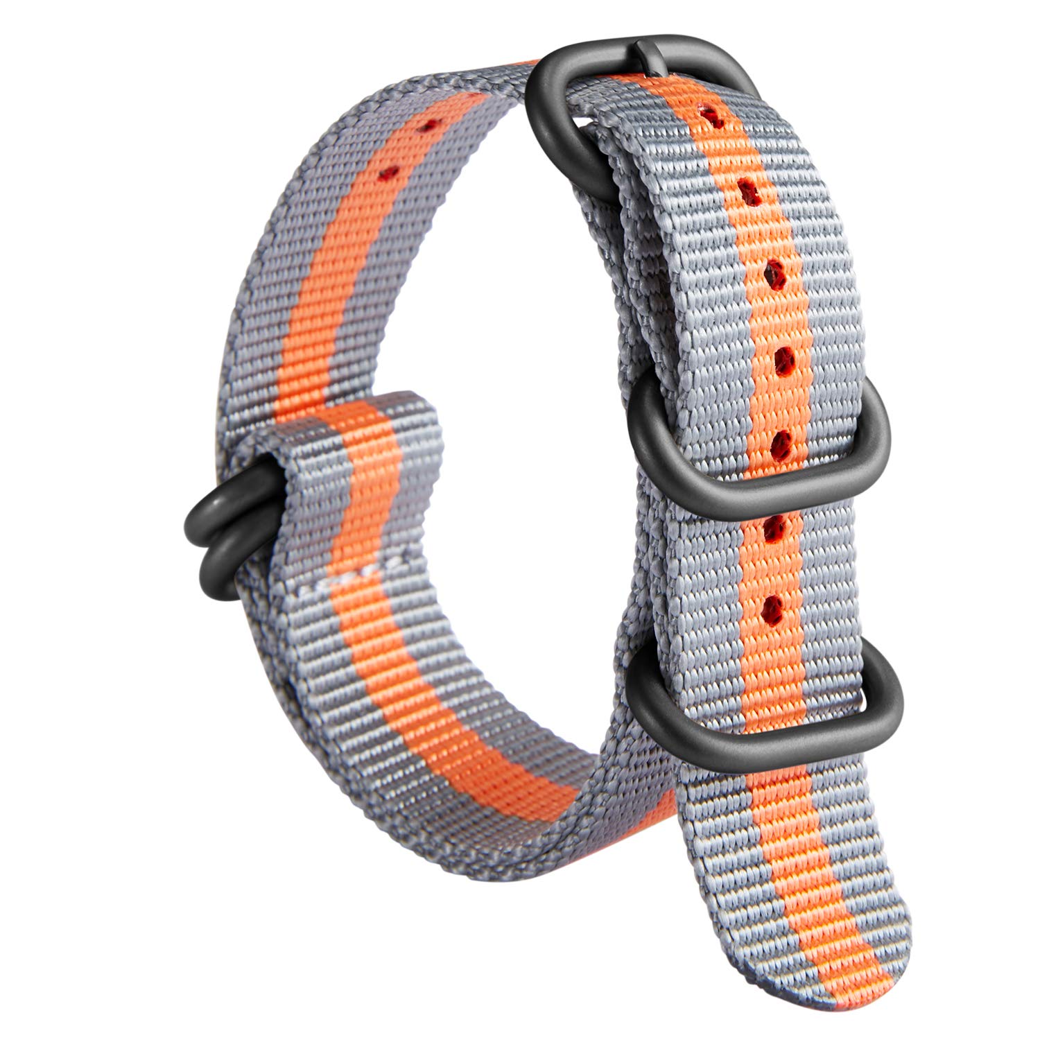BINLUN Nylon Watch Strap 18/19/20/21/22/23/24mm Premium Ballistic Multicolor Wat