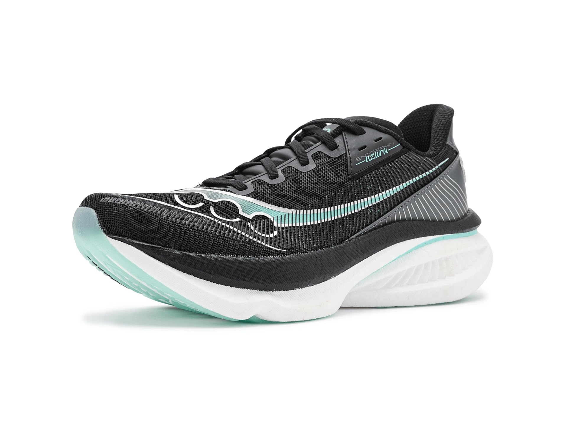 Saucony Endorphin Azura Color Black Aqua, Size 36 EU 100 - Black Aqua 36