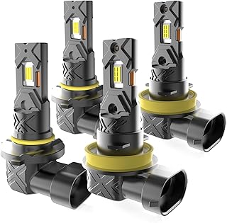 LED Headlight Bulbs Fit for Honda Odyssey 2011-2022,9005 H11 High Low Beam Led Headlights,1:1 Design 6000K Cool White Super Bright Headlight Bulb Kit,Plug and Play,4-Pack