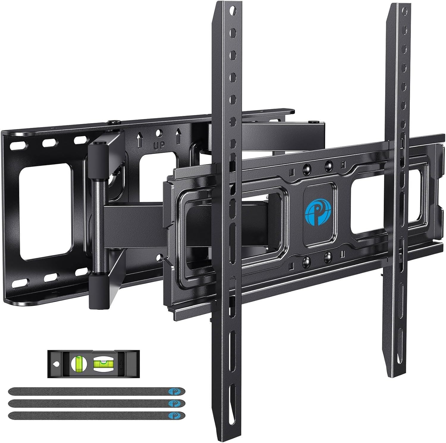 Pipishell Full Motion TV Wall Mount for 26-74 inch TVs, up to 99lbs Max VESA 400