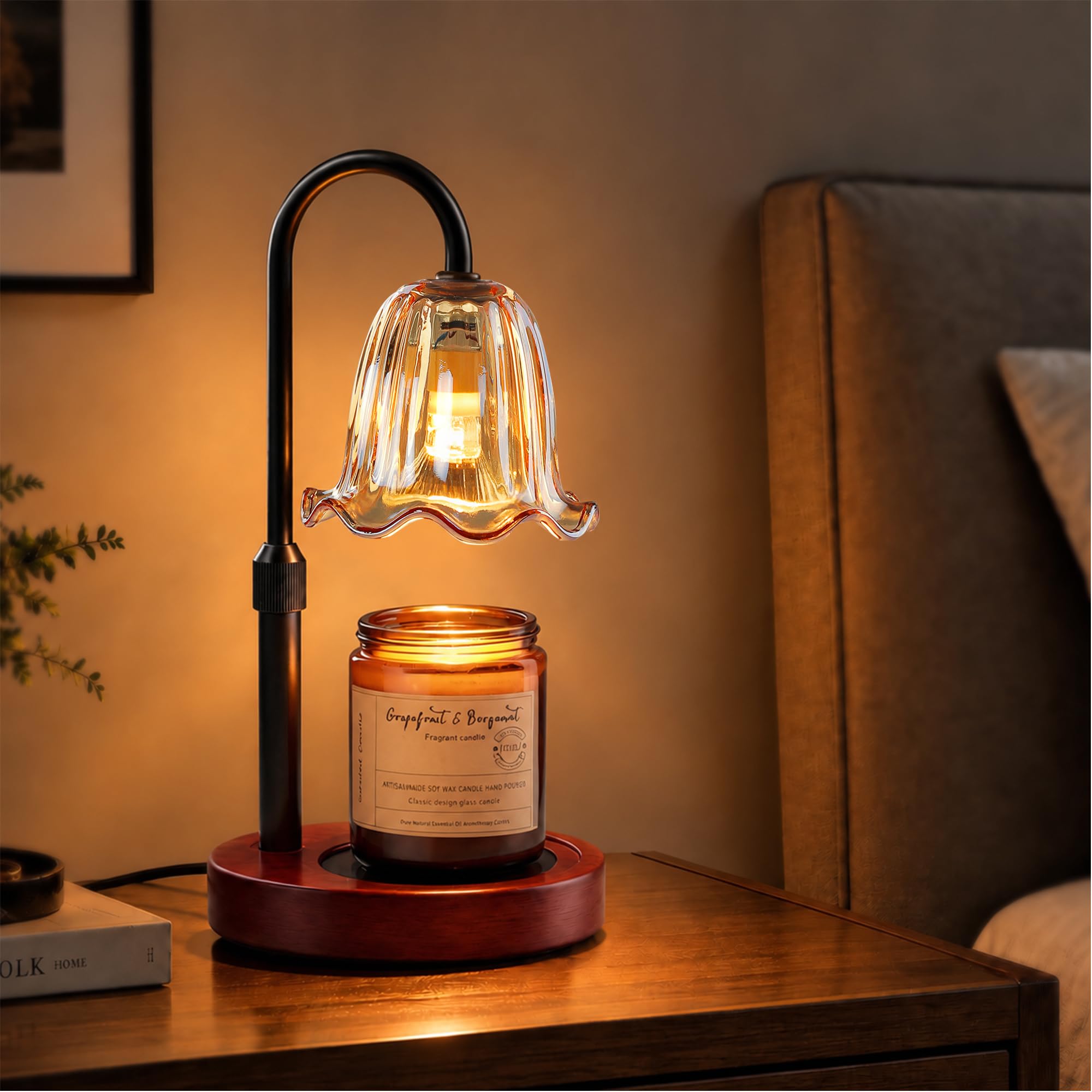 Dimmable Candle Wax Warmer, Homelist Candle Warmer Lamp with Timer | Modern Cand