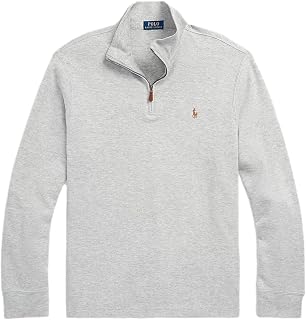 POLO RALPH LAUREN Men's Classic Estate-Rib Quarter-Zip Pullover Sweater