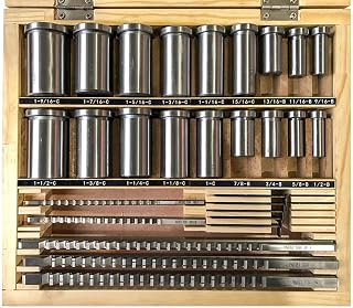 Keyway Broach Sets 30Pcs HSS Inch Industrial Tools for Lathe,