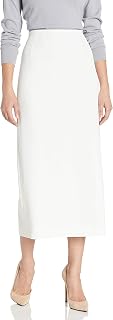 Kasper Women's Stretch Crepe Column Long-Length Skirt