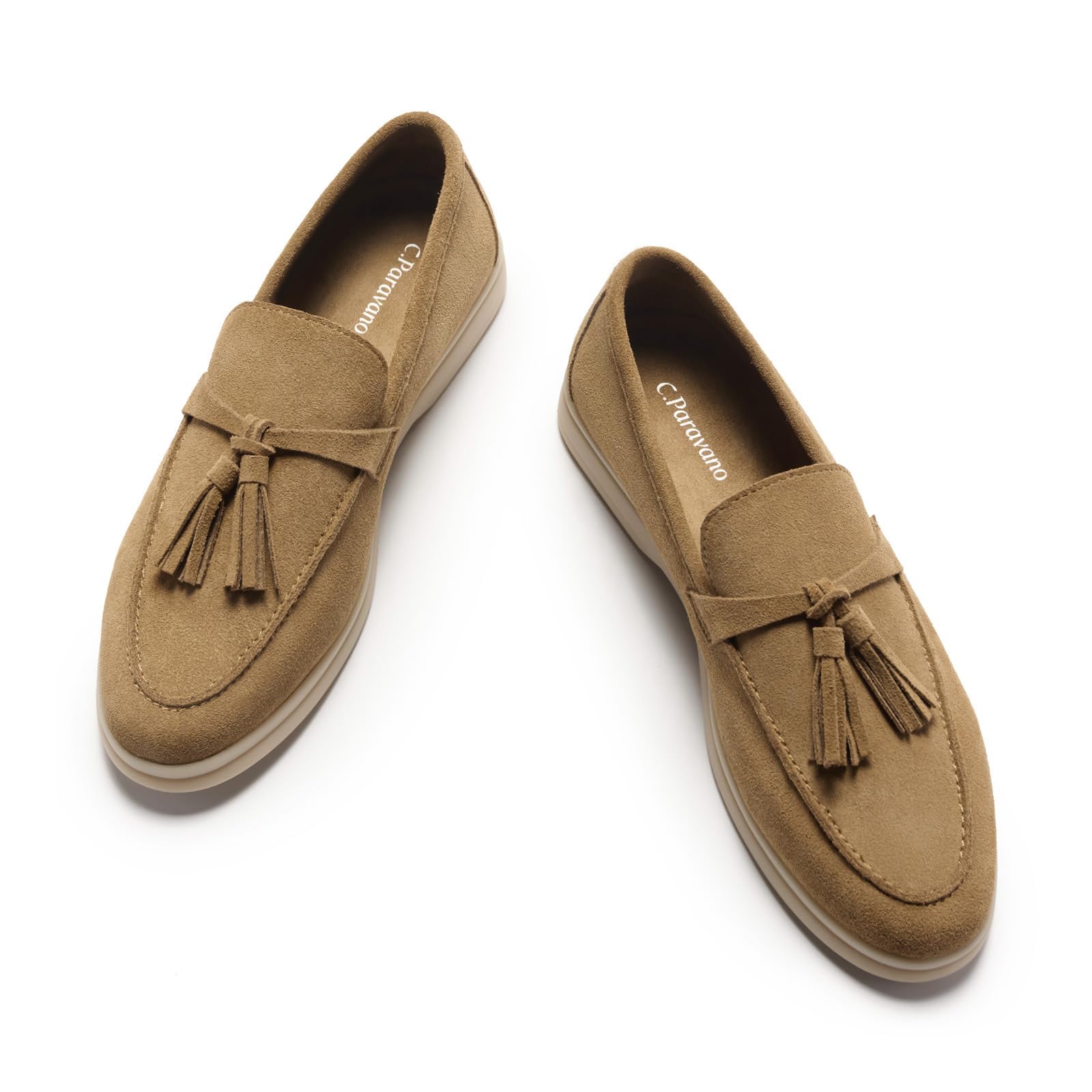 C.Paravano Women Suede Loafers | Penny Loafers Slip On | Driving Moccasins