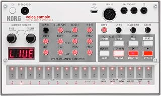 Korg Volca Sample 2 Digital Sample Sequencer Drum Machine w/Pattern Chain Mode and 16-step Sequencer