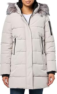 Nautica Women's Soft Mist Heavyweight Puffer Coat
