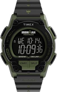 Timex Men's Ironman Shock Endure 42mm Watch - Black Strap Digital Dial Green Case, Black