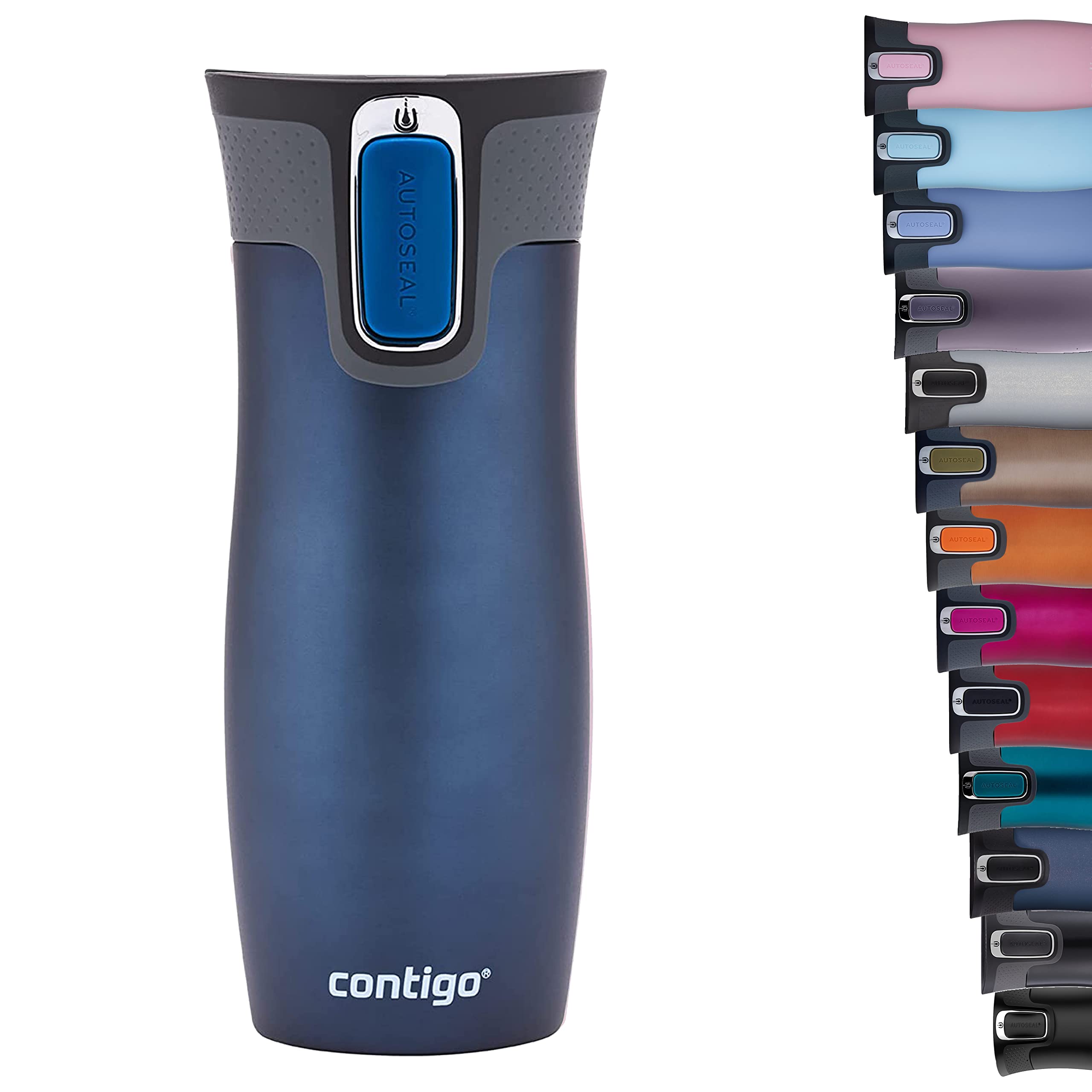 Contigo West Loop Autoseal Travel Mug, Stainless Steel Thermal Mug, Vacuum Flask