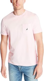 Nautica Short Sleeve T-Shirt Solid Crew Neck T-Shirt Man