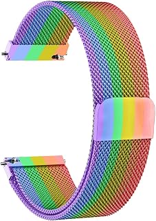 Magnetic Watch Strap 18mm 20mm 22mm for Samsung Galaxy Watch 7/6/5/4/FE 40mm 44mm/Watch 6&4 Classic 42mm 46mm 43mm 47mm/Watch 5 Pro 450mm cm/3 1 .156mm/Active 2, Buckle Band