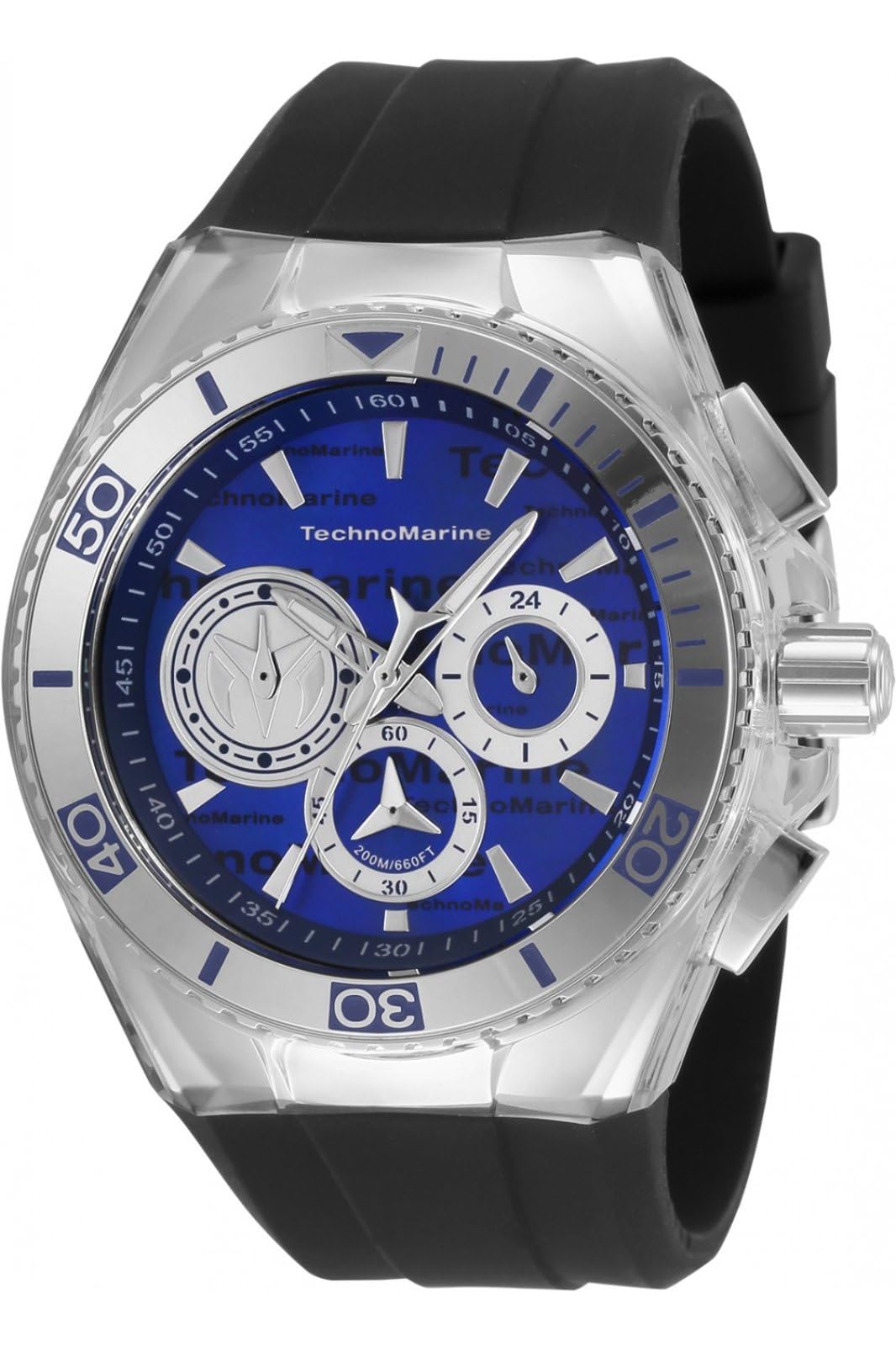 TechnoMarine Men's Cruise California Men's StainlessSteel Quartz Watch with Sili