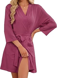 U2SKIIN Womens Dressing Gown, Soft Shawl Collar Warm Spa Dressing Gowns