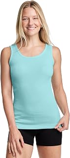 Jockey Women's Activewear 100% Cotton Rib Tank