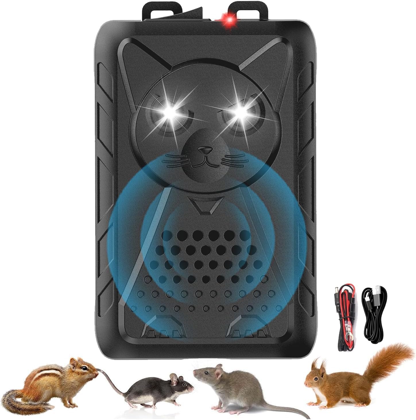 WARDBES Vehicle Rodent Deterrent Device – Ultrasonic Rodent Repellent,Ultrasonic