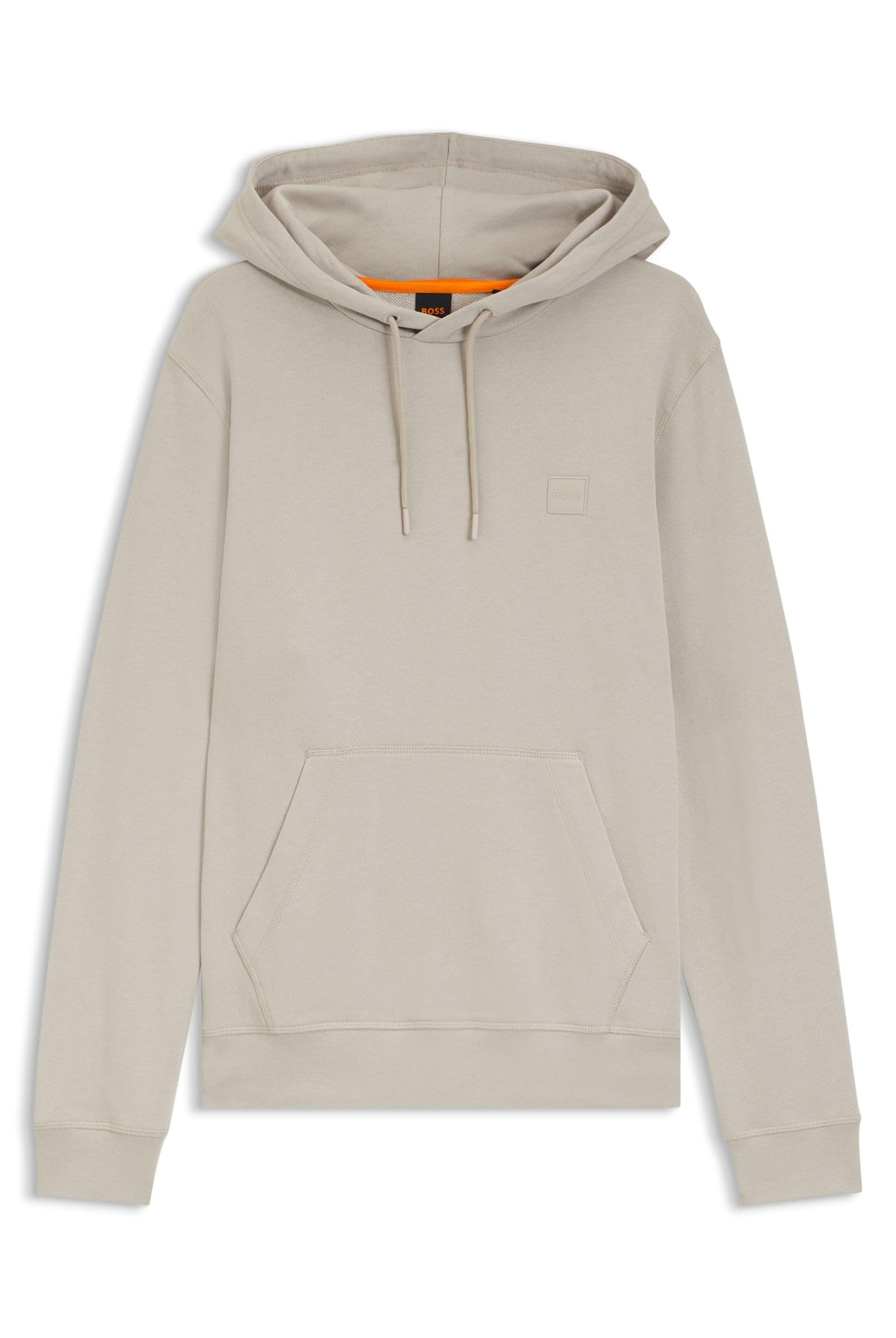 Boss Wetalk Men's Regular-Fit Cotton Sweatshirt with Embroidered Logo