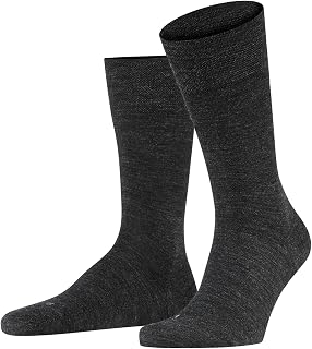 FALKE Men's Sensitive Berlin Socks Wide Tops For A Soft Grip On The Leg Suitable For Diabetics For Everyday Work Breathable Climate-Regulating Odour-Neutralising Wool Cotton 1 Pair