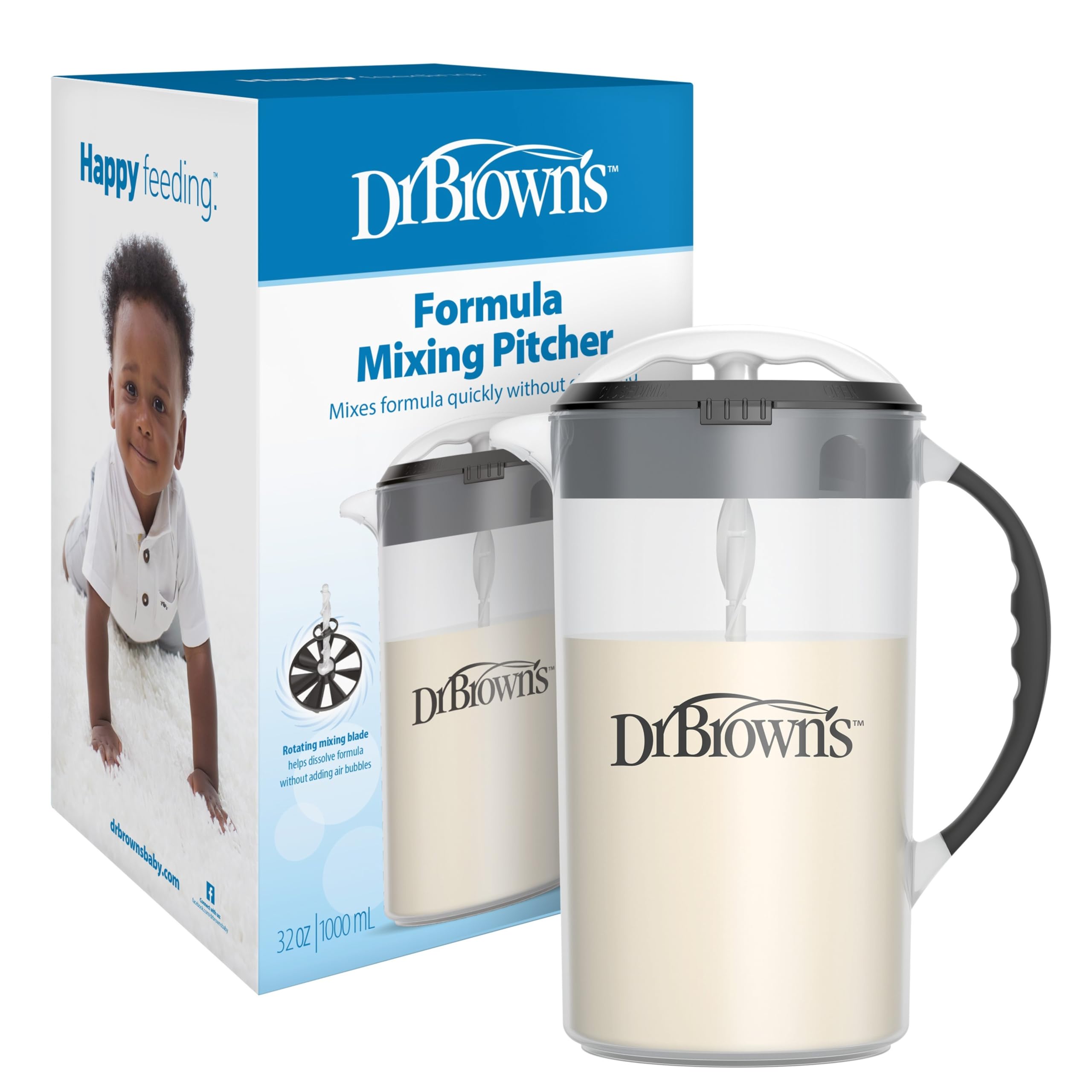 Dr. Brown's Formula Mixing Pitcher, Black, 1-Pack