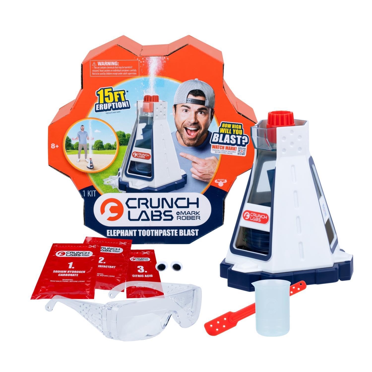 CrunchLabs by Mark Rober, Elephant Toothpaste Blast Kids Toys, Science Toys | In