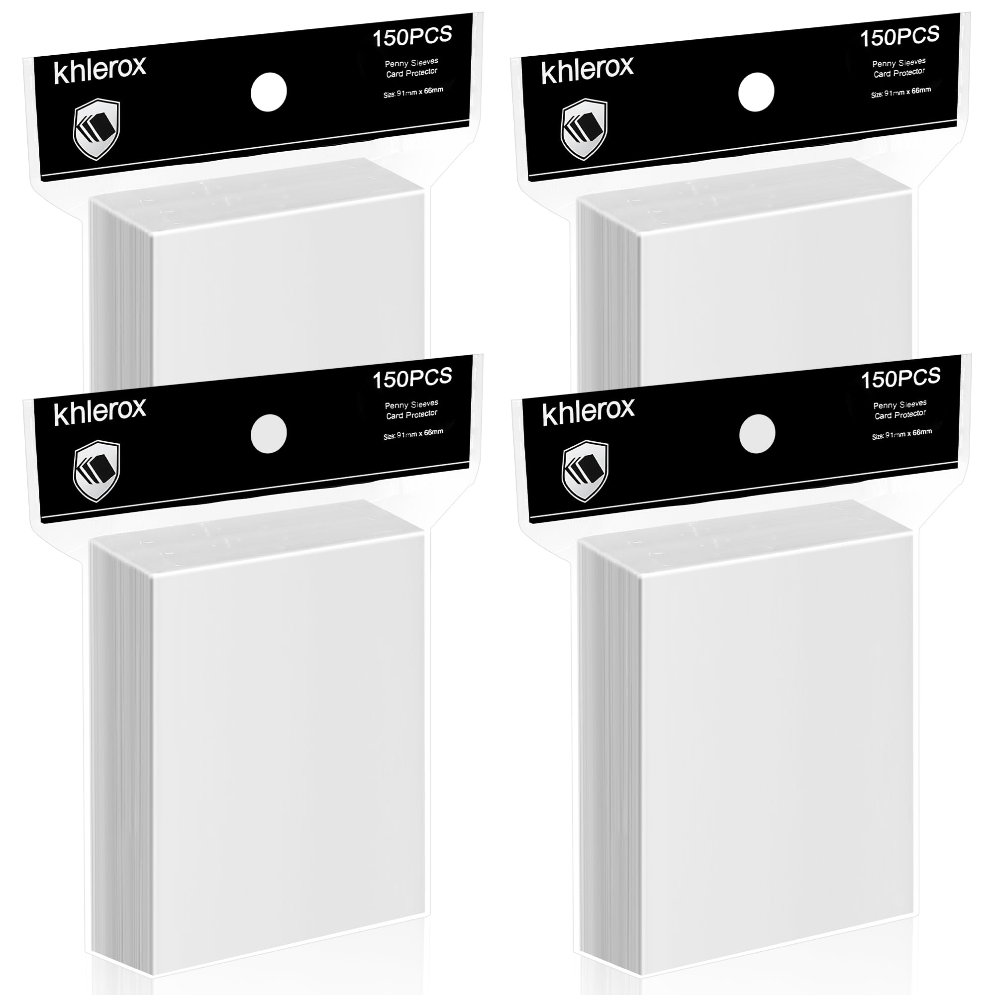 600 Pcs Clear Card Sleeves, Trading Card Sleeves Standard Size Protectors | Penn