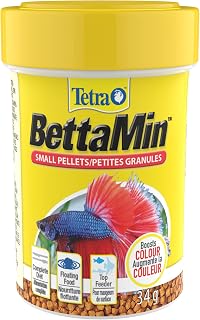 Tetra BettaMin Small Pellets 1.23oz, 34g Orange
