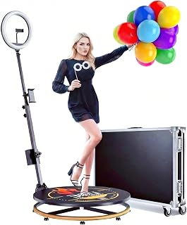 MWE 360 Photo Booth, Auto-Spin with App & Remote Control 26.8"