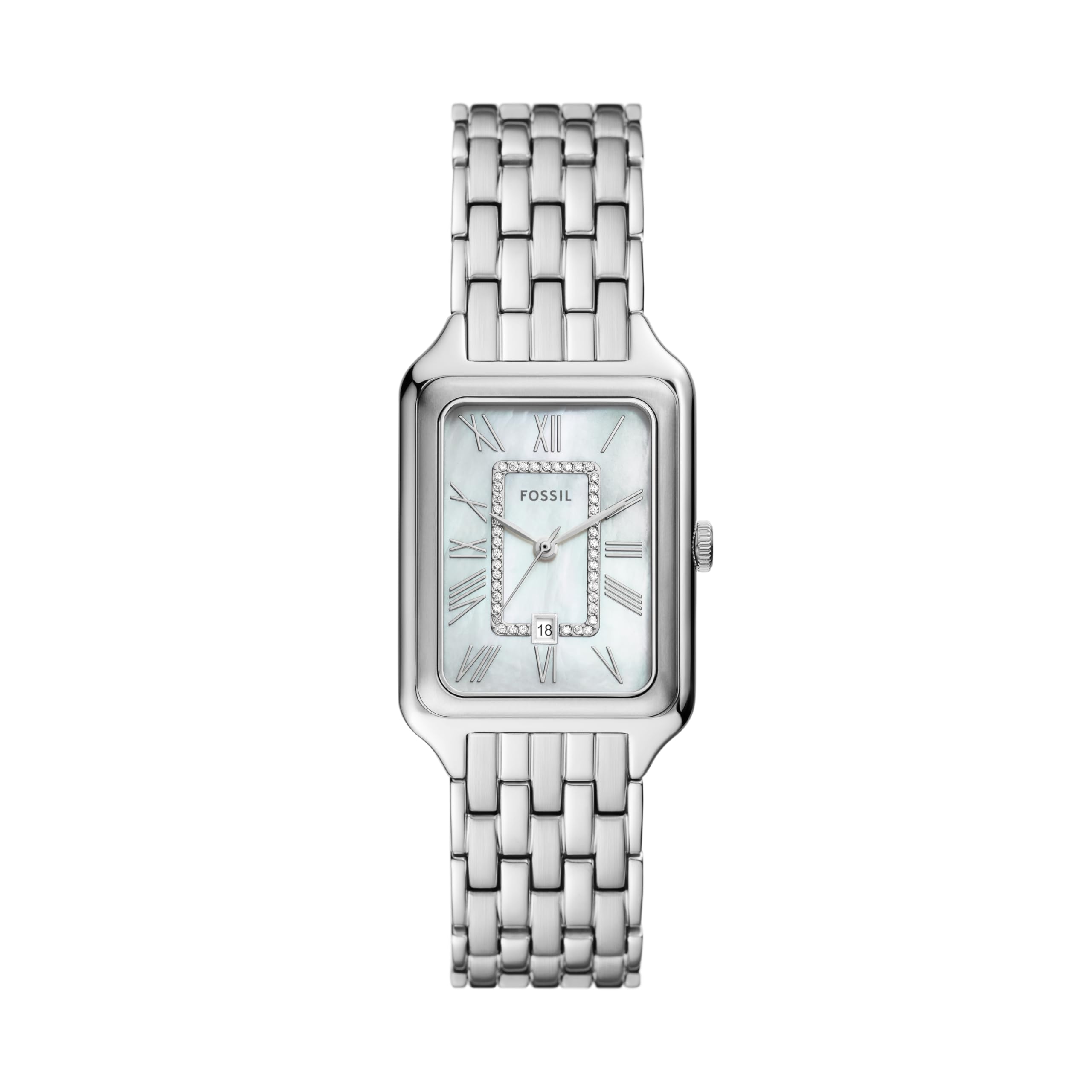 Fossil Women's Raquel Quartz Stainless Steel Three-Hand Watch, Color: Gold (Mode