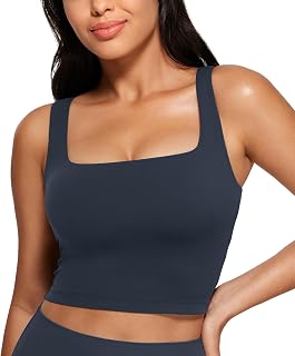 CRZ YOGA Butterluxe Square Neck Crop Top