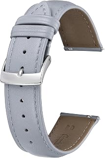 BINLUN Multicolour Leather Watch Strap Replacement Straps Quick Release Watches for Men Women Fashion Watch Strap for Smart Watch 12mm 14mm 16mm 18mm 19mm 20mm 21mm 22mm