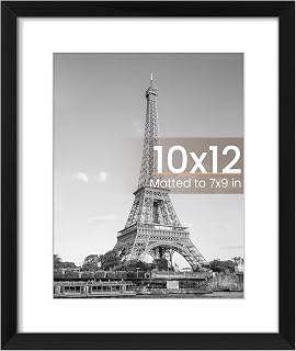 upsimples 10x12 Picture Frame, Wall Decor Photo Frames, Black 1 Pack