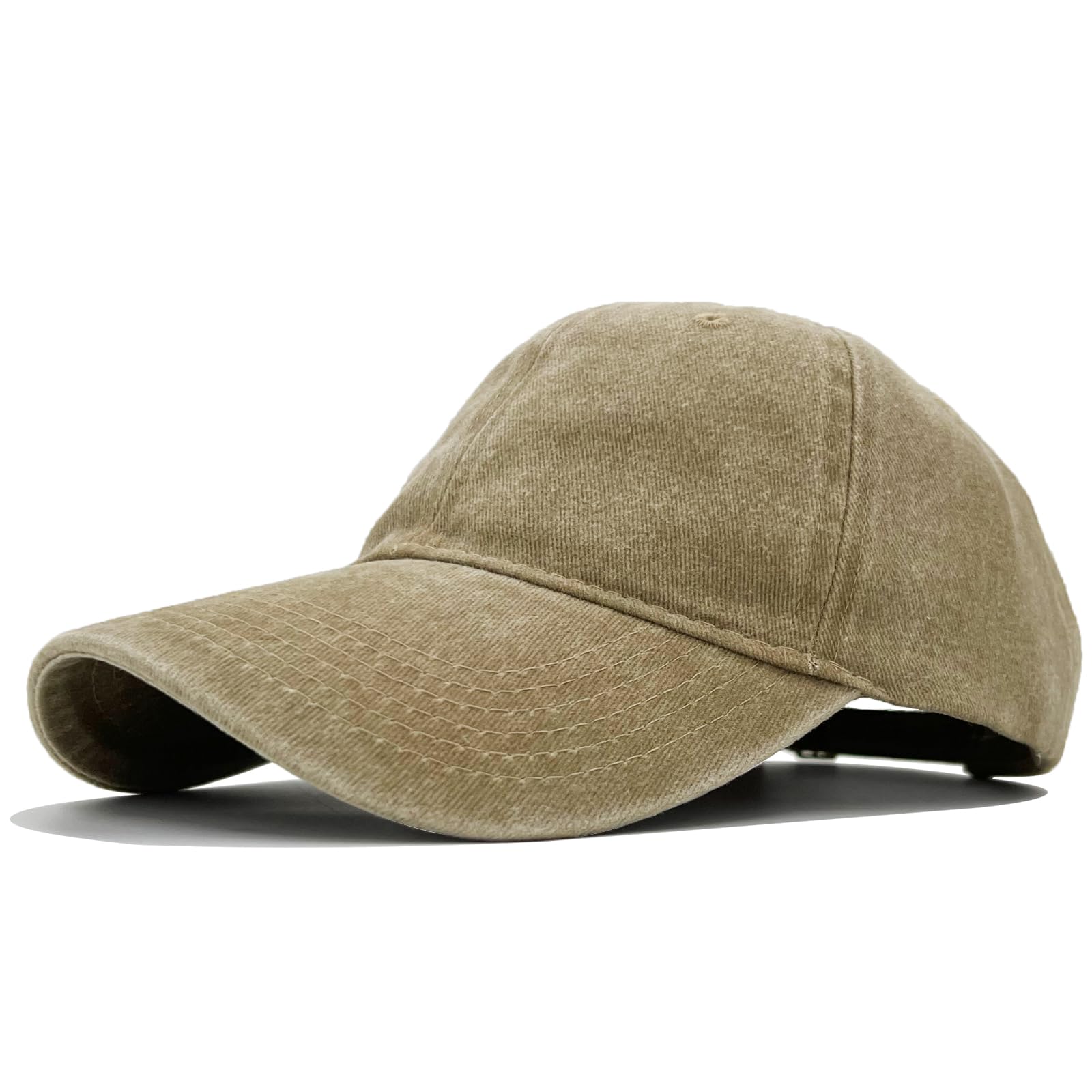 Washed Baseball Hats Men Outdoor Baseball Cap Adjustable Sports Casual Vintage V