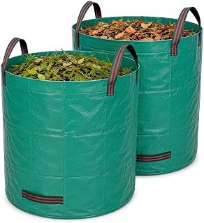 CKB LTD 2 Pack 272L Heavy Duty Garden Waste Bags with Strong Handles