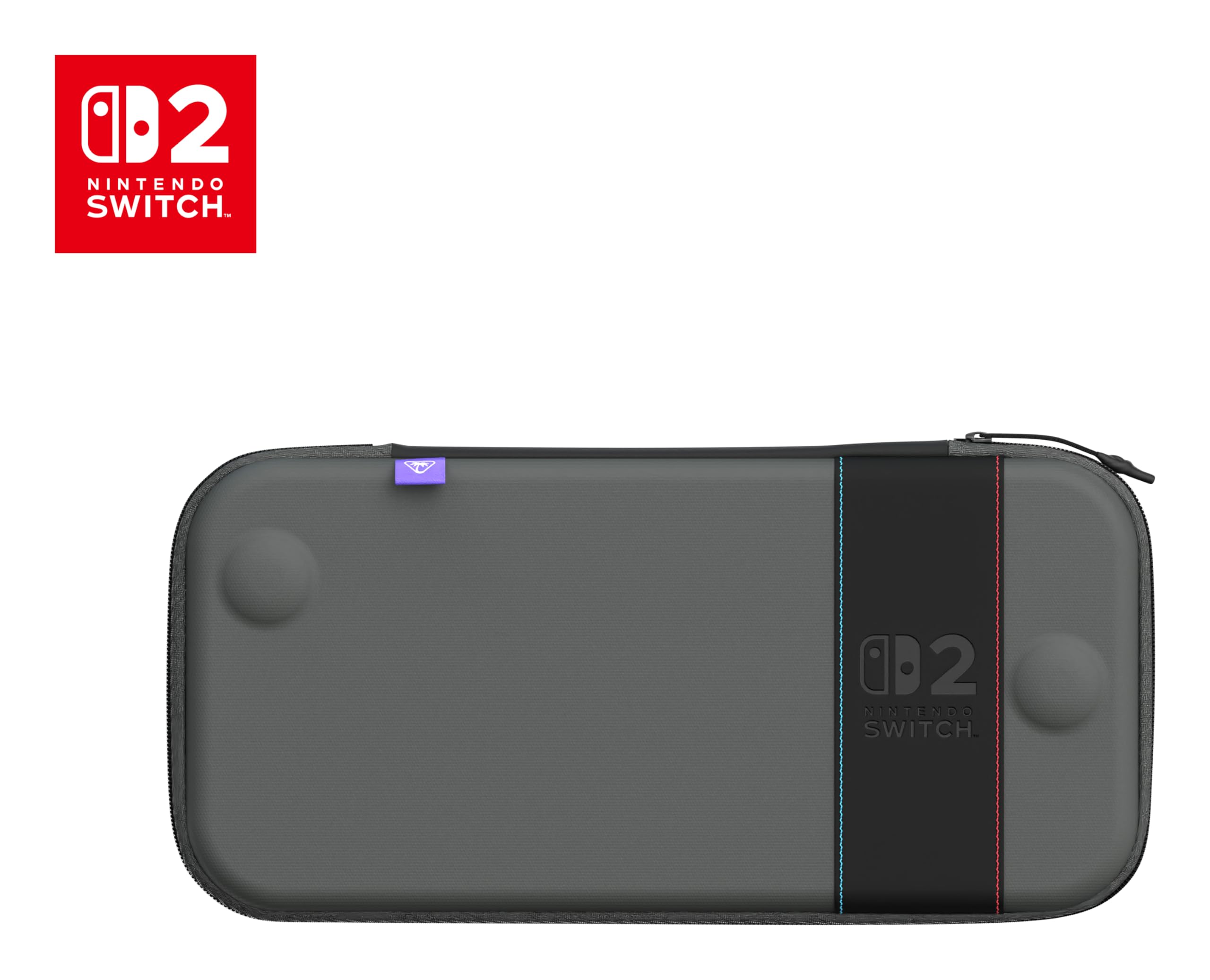 Turtle Beach PlayTrek Slim Case Officially Licensed for Nintendo Switch 2, Hard 