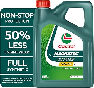 Castrol MAGNATEC 5W-30 A5 Full Synthetic Engine Oil, 4L
