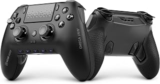 SCUF OMEGA PS5 Wireless Performance Controller – Black | Officially Licensed, 11 Custom Inputs, Instant Triggers, Low Latency, TMR Durable Thumbsticks, Windows PC Compatible