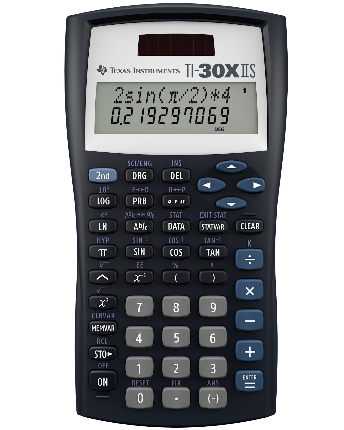 TI-30XIIS Scientific Calculator Texas Instruments, Black | Two-line calculator; 