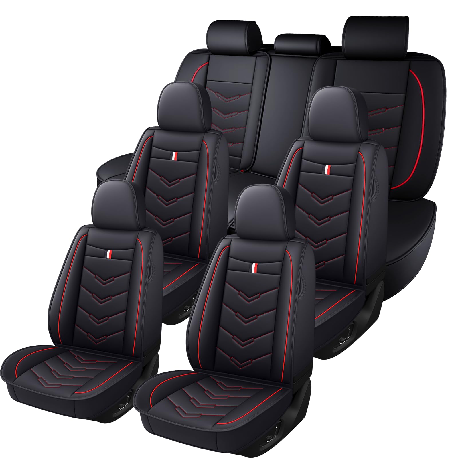 Car Seat Covers 7 Seats for Toyota Grand Highlander 2024-2026,Premium Nappa Leat